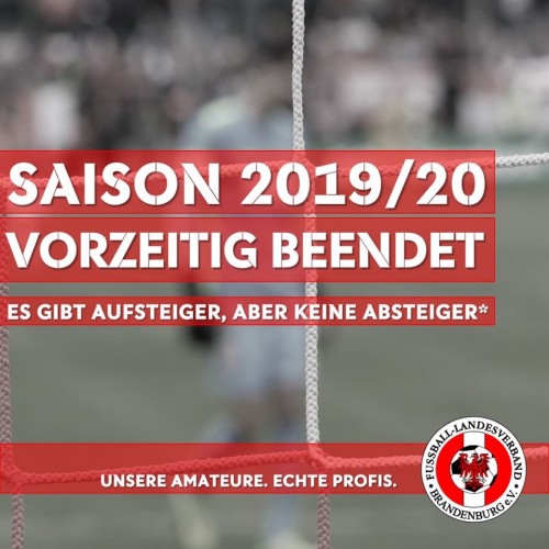 Saison 2019/20 beendet!