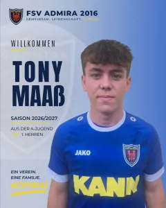 Willkommen im Männerbereich, Tony! 💙🤍💛