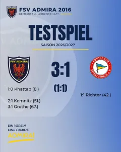 Erfolgreicher Auftakt! 💙🤍💛