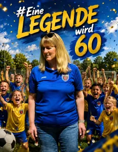 Herzlichen Glückwunsch zum 60. Geburtstag, Bettina Stielow! 💙🤍💛