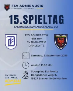 NÄCHSTER SPIELTAG! 💙🤍💛