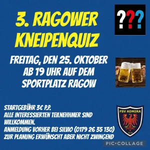 3. Ragower Kneipenquiz